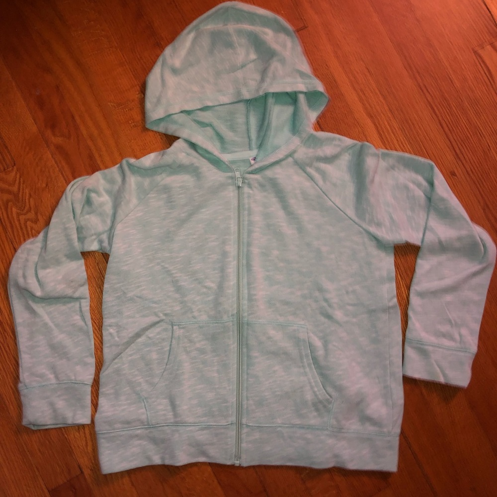 Old Navy Turquoise Zip Up Hoodie